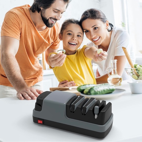 Electric Knife Sharpener- 4 in 1 Electric Knife Sharpeners - Picture 2 of 9